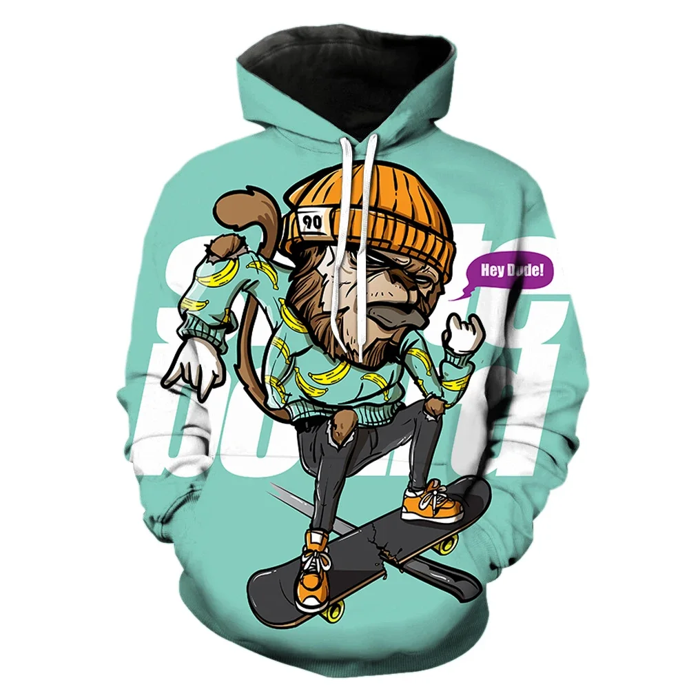 

Толстовка мужская с капюшоном, в стиле хип-хоп