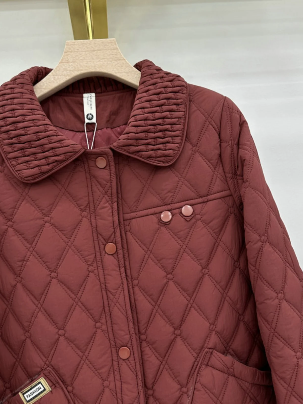 Куртка с хлопковой подкладкой одежда для мам среднего и пожилого возраста пальто