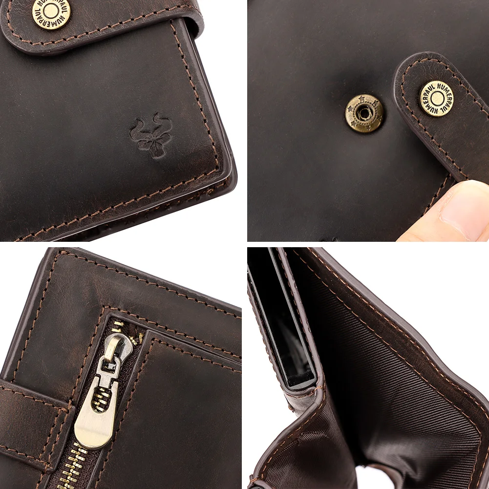 RFID Anti-theft ID Credit Card Holder Minimalist Porte Carte Double Aluminium Smart Push Wallets Pocket Case for Cards and Coins