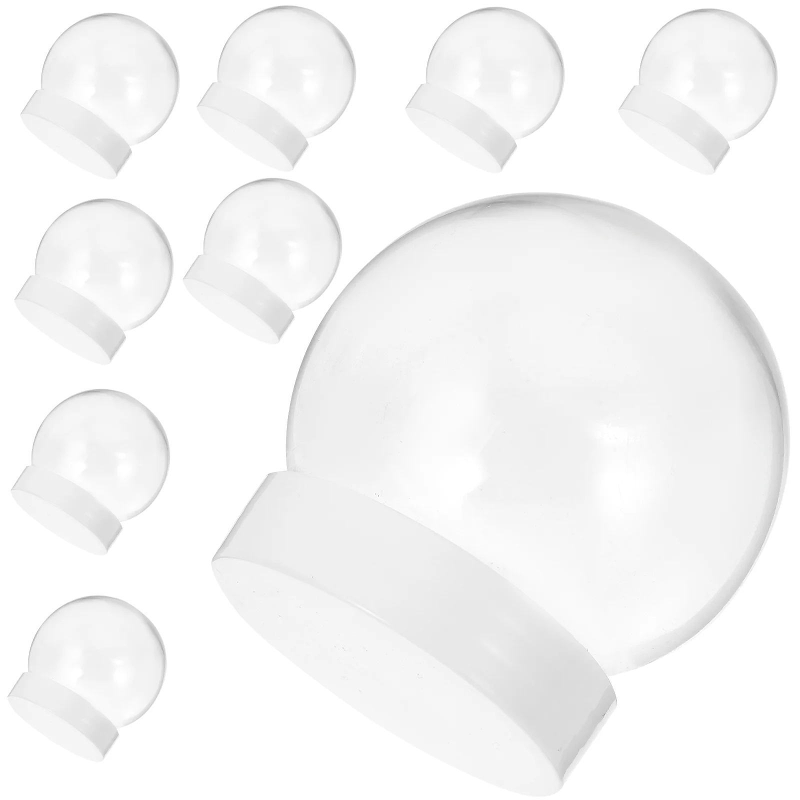 10 шт. детская пластиковая мини-гирлянда с рисунком снежного шара