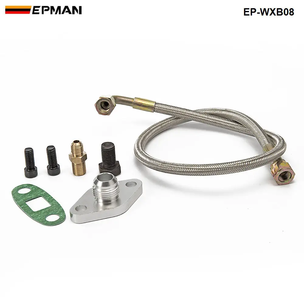 

Oil Feed Line Kit Flange Single Turbo For Toyota Supra 1JZGTE 2JZGTE 1JZ/2JZ EP-WXB08