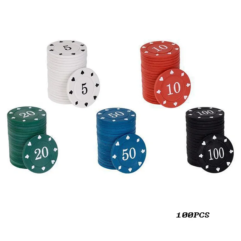 

100PCS Poker Chip Set with Organizer for Texas Hold’em, Blackjack Boardroom Recreation Entertainment Poker Accessories