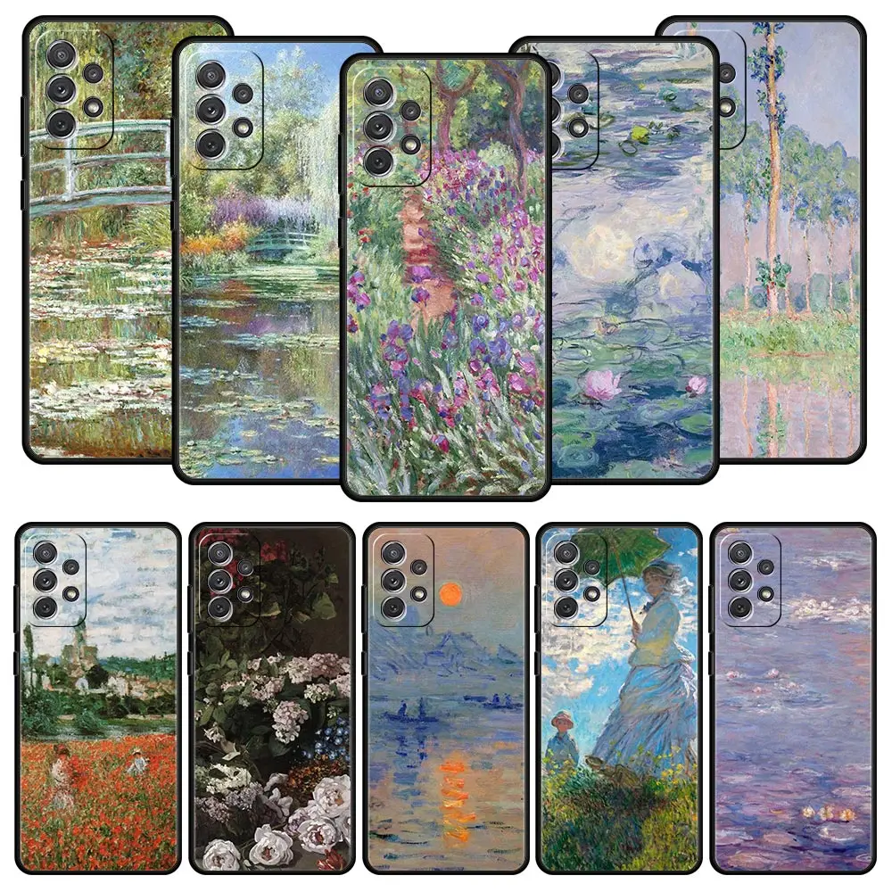 

Claude Monet Impressionism Phone Case For Samsung A13 A51 A71 A41 A31 A21S A11 A01 A03S A12 A32 A52 A22 A23 A33 A53 A73 5G Cover