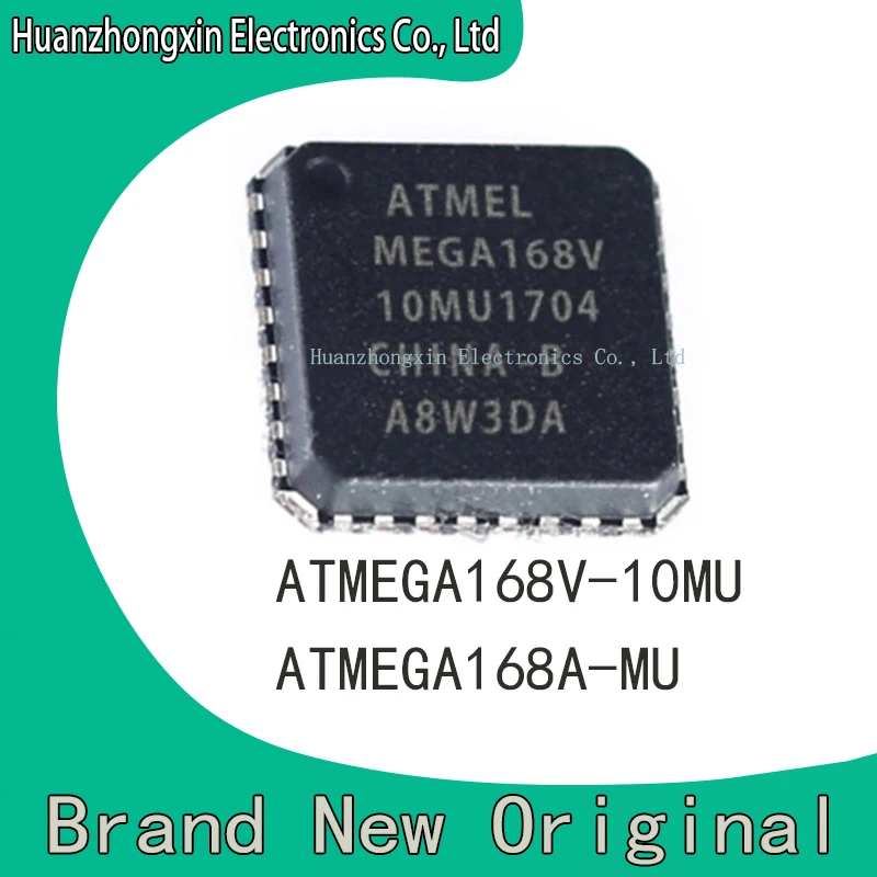 

ATMEGA168V-10MU ATMEGA168A-MU ATMEGA168 ATMEGA IC MCU QFN32 New Original Chip