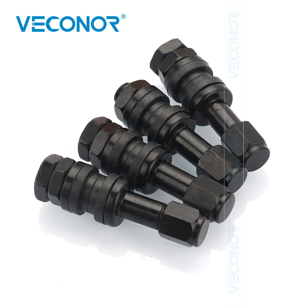 

VECONOR 4 шт. TR43E красный алюминиевый сплав, стержни клапанов для шин, набор клапанов для колес, комплект автомобильных аксессуаров высокого давления