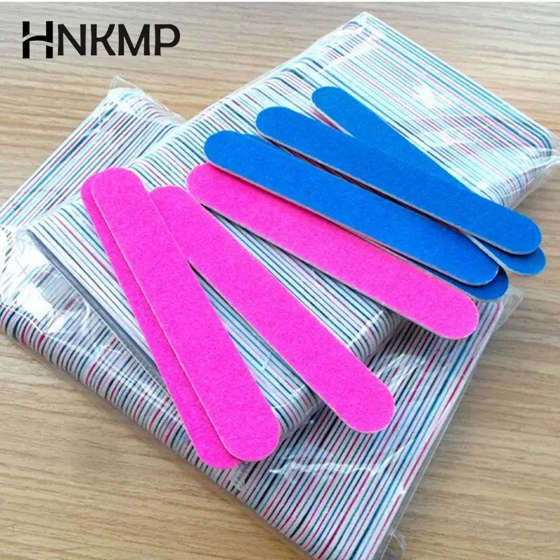 

10pcs Professional Nail Files Sandpaper Buffers Slim Crescent Grit Artificial Nail Tips Tools Disposable Cuticle Remover Callus