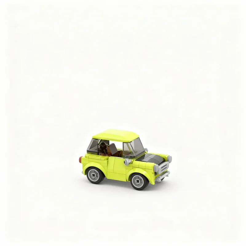Фото 154 детали MOC Mr Bean S: Мини-модель, конструктор, развивающая игрушка для сборки, идея для творчества, рождественский подарок, кирпичики №4