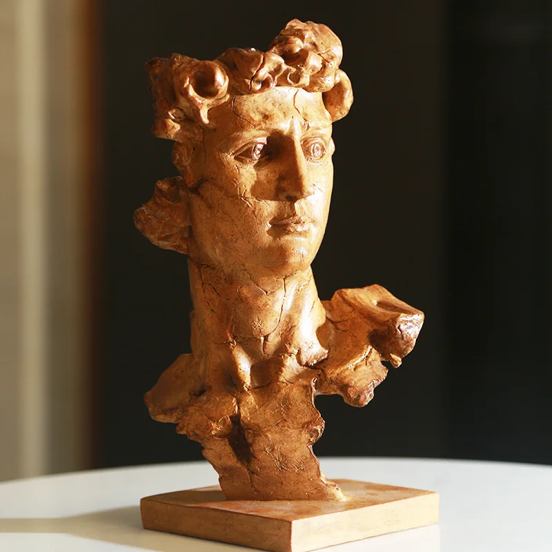 

Европейская искусственная статуя, украшения Давида, скульптура для дома, гостиной, стола, ремесла, отеля, офиса, настольные статуэтки, украш...