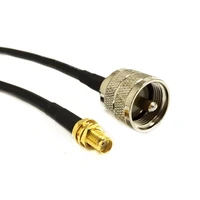 sma female jack switch uhf male plug rg58 cable adapter 50cm 20 for wireless antenna new