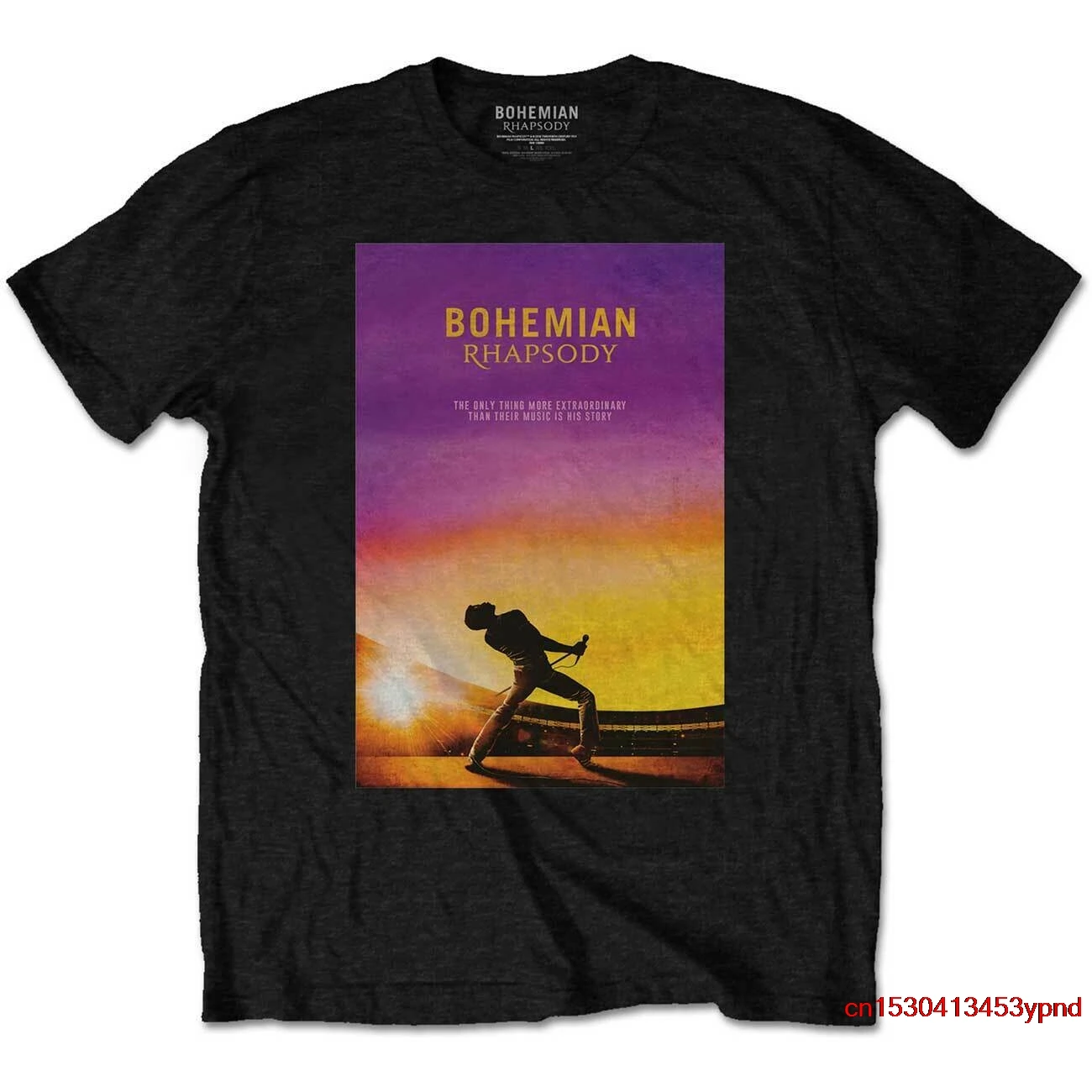 

Queen Freddie Mercury Bohemian Rhapsody Pose Tee T-Shirt Mens Unisex man's t-shirt queen tee