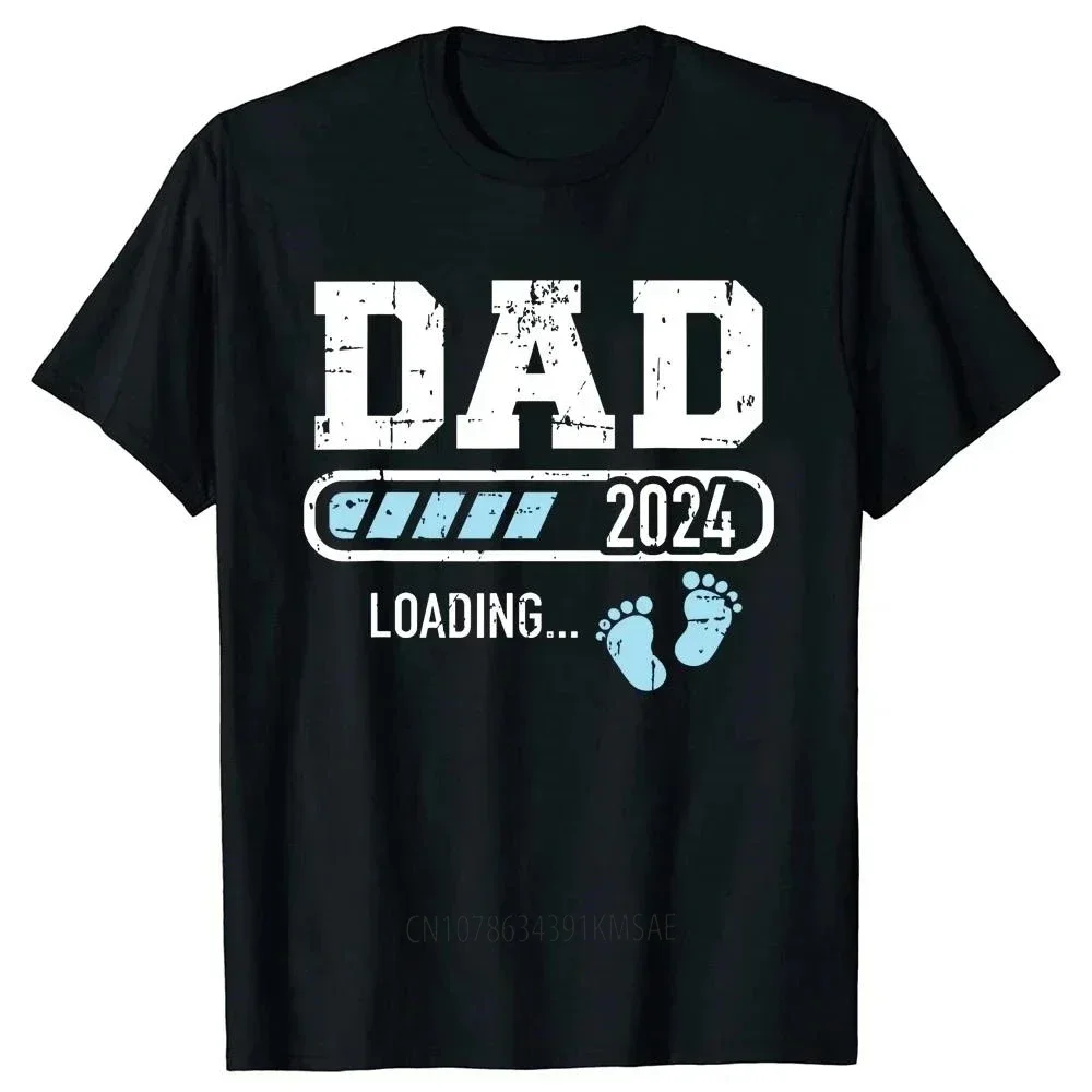 Новинка хлопковые футболки с надписью Dad Loading новинка хлопковая уличная одежда