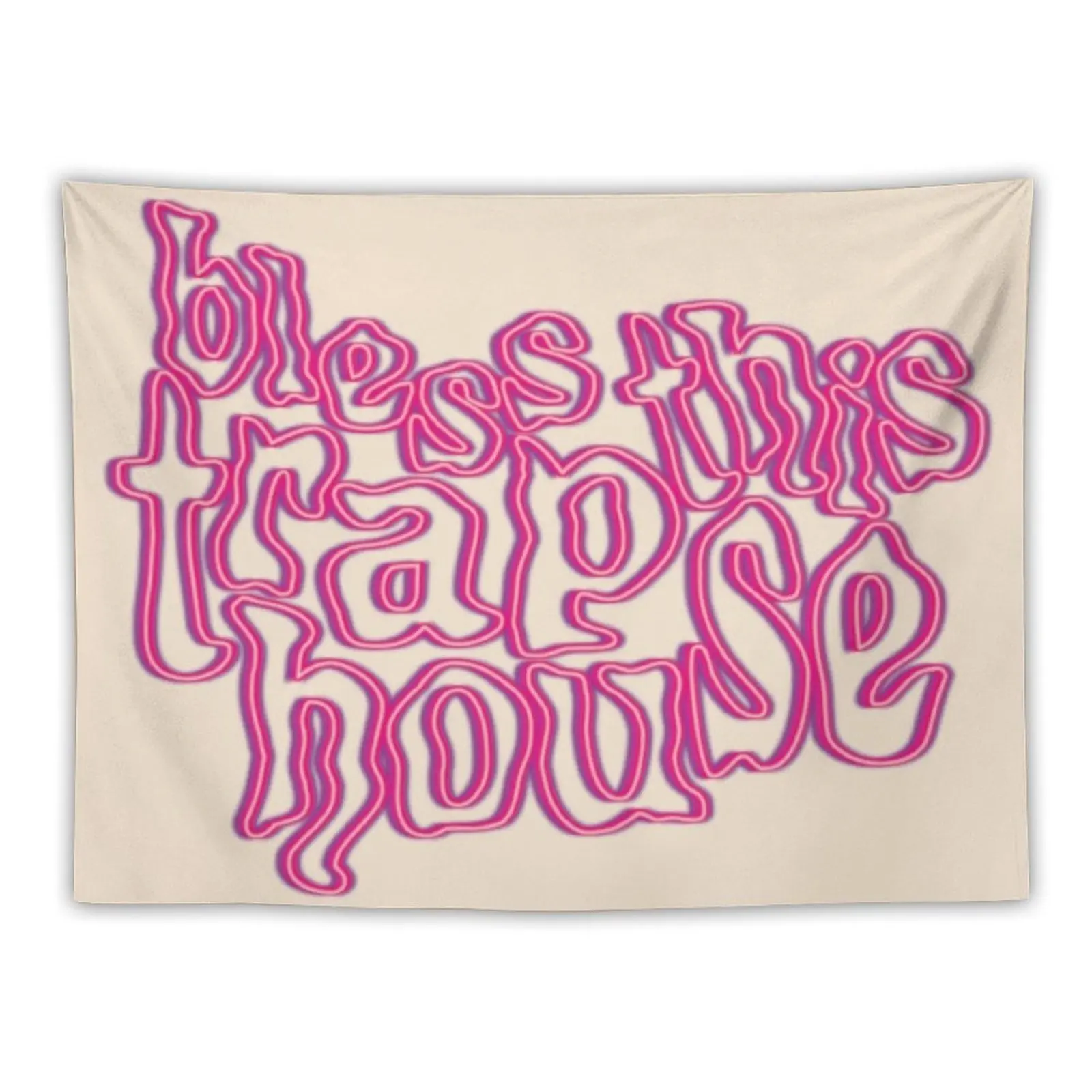 Украшение для дома с надписью bless this trap