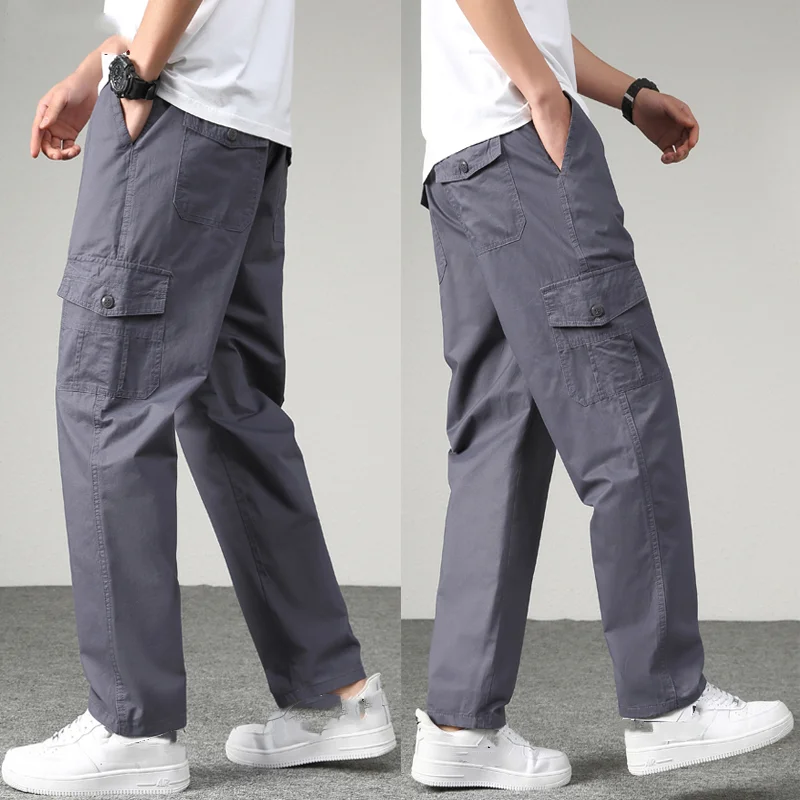 

Men's Overalls Men's Street Wear Camouflage Jogging Pants Cotton Multi-pocket Elastic Casual Pants