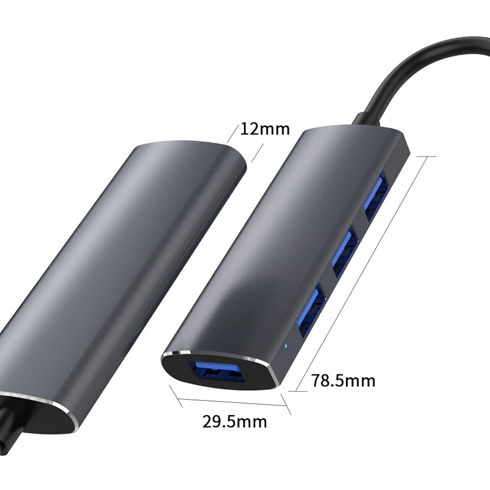 Разветвитель 4 в 1 портативный разветвитель для USB 3 0 + 3X 2 док-станция
