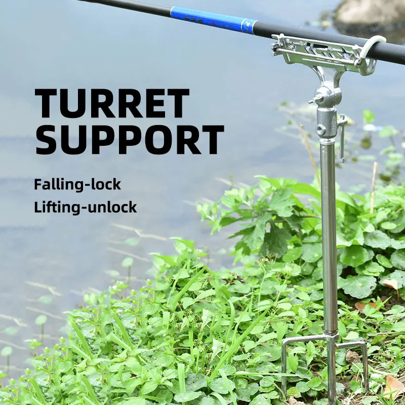 1 шт. кронштейн для установки удочки с фиксатором и разблокировкой подъема