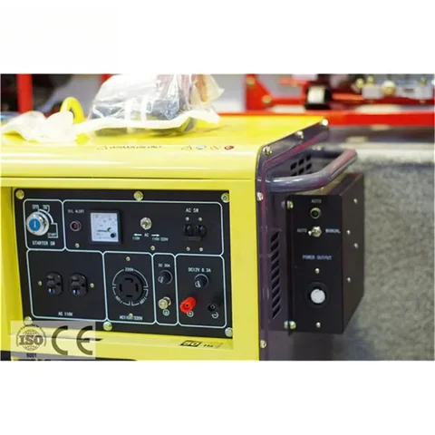 Цена на панель бесшумного дизельного генератора OEM Factory 6KW