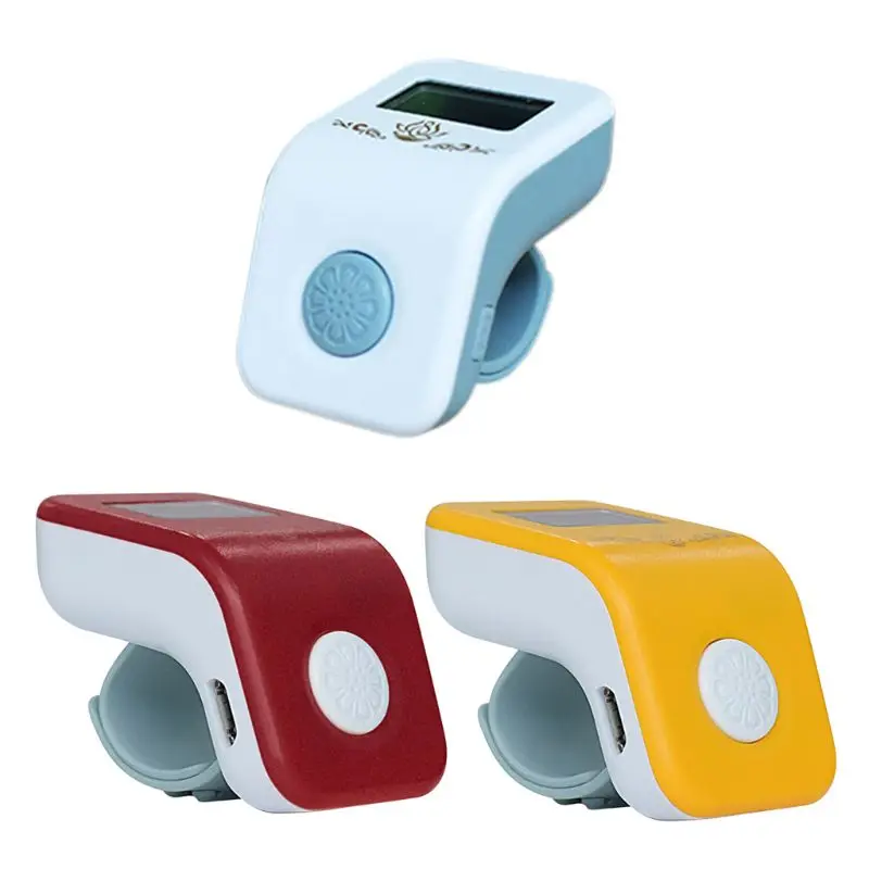 

5 Digit Prayer Counter Clicker Toy Rechargeable Finger Ring Hand Tally Counter Drop Shipping