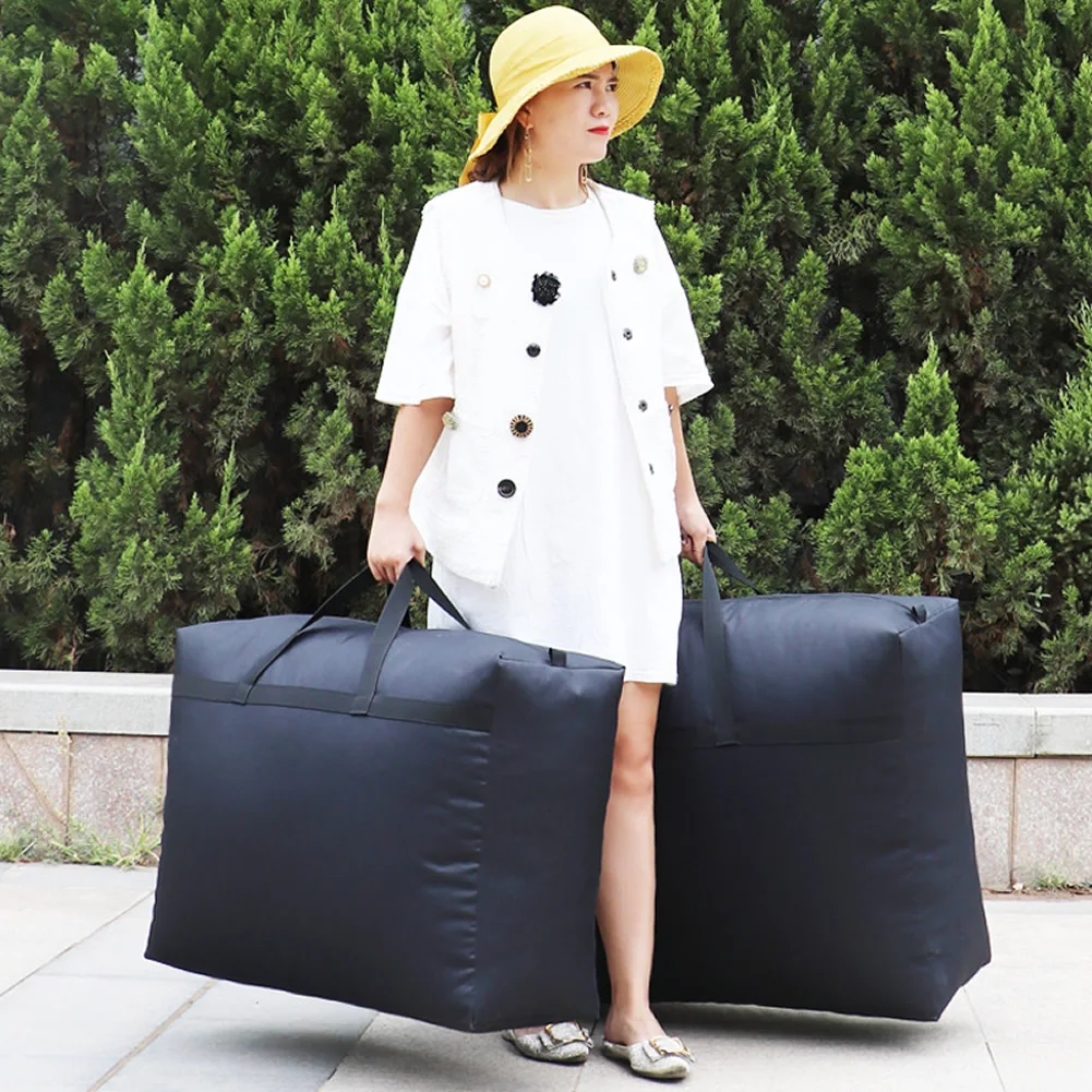 Unisex Large Capacity Folding Duffle Bag 3 Piece Set Extra Large Waterproof Moving Luggage Bags Home Storage Packing Tool