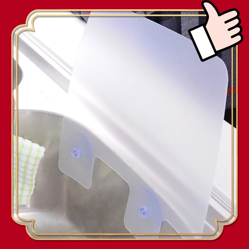 

Пластиковая полупрозрачная кухонная раковина с водяным барьером, однотонная раковина с защитой от брызг, заслонка, промытая перегородка, п...