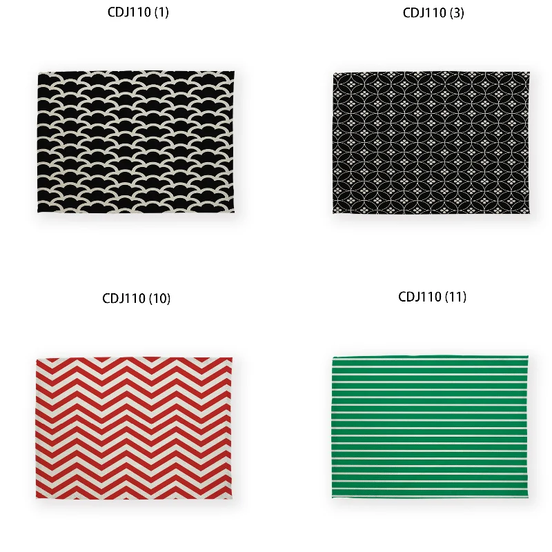 

Geometric striped lattice table mat dining table decor place mats for dining table bamboo placemats coffee table decor table