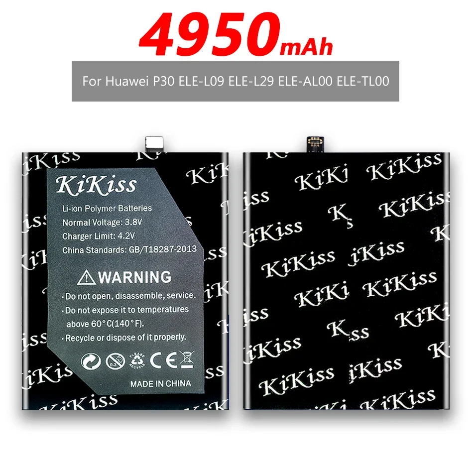 Аккумулятор на 4950 мА · ч для HUAWEI P30 P 30 ELE-L09 ELE-L29 ELE-AL00 ELE-TL00 Мобильный телефон батареи