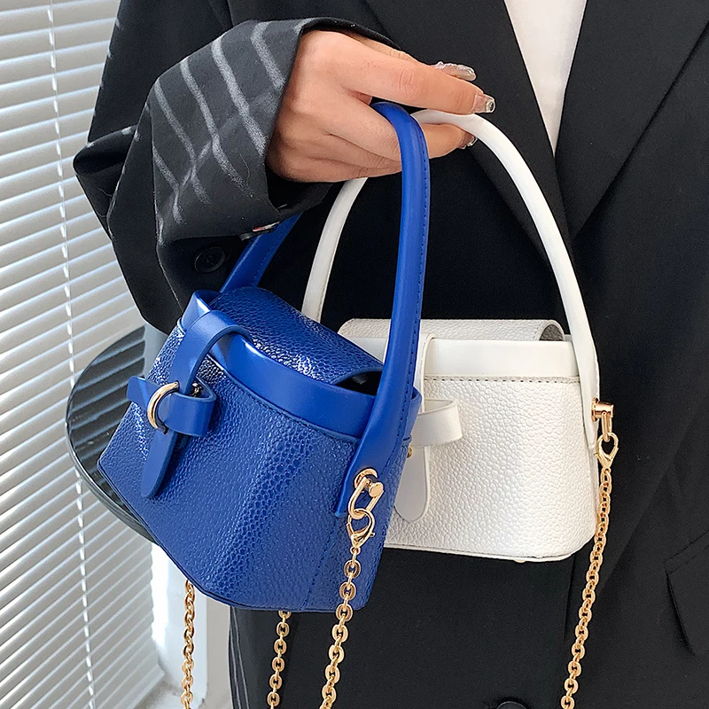 Mini Hard box Tote Bucket bag 2022 New High-quality PU Leather Women's Designer Handbag Luxury brand Shoulder Messenger Bag