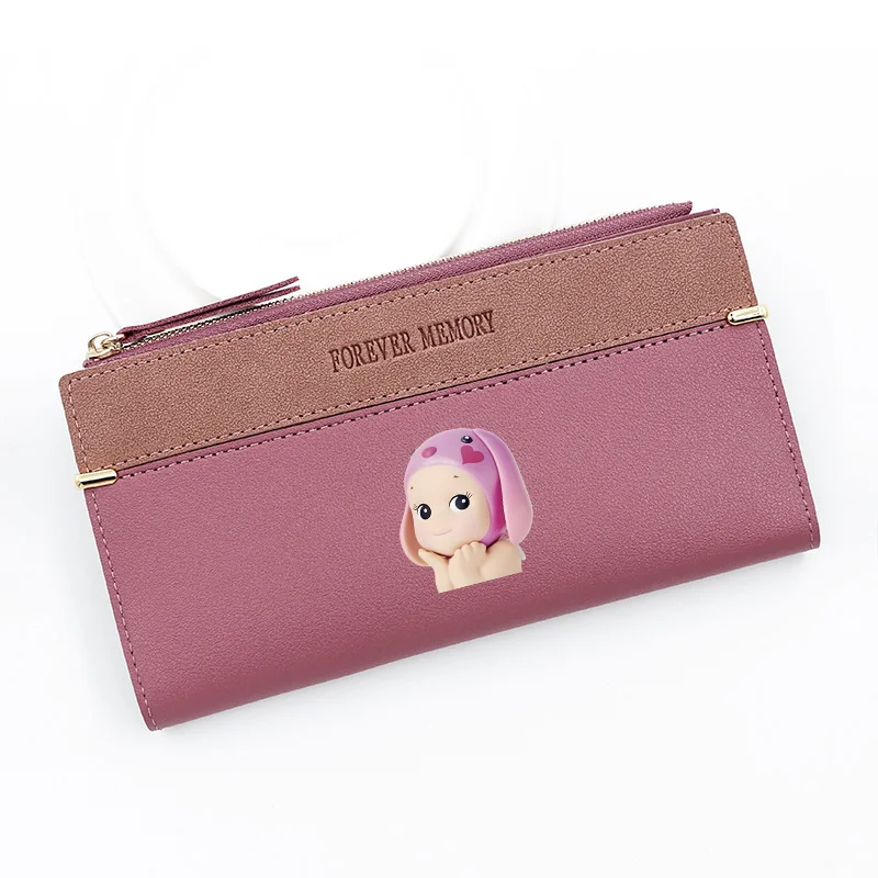 Sonny Angel Держатель для карт Бизнес-кошелек из искусственной кожи Винтажный кошелек