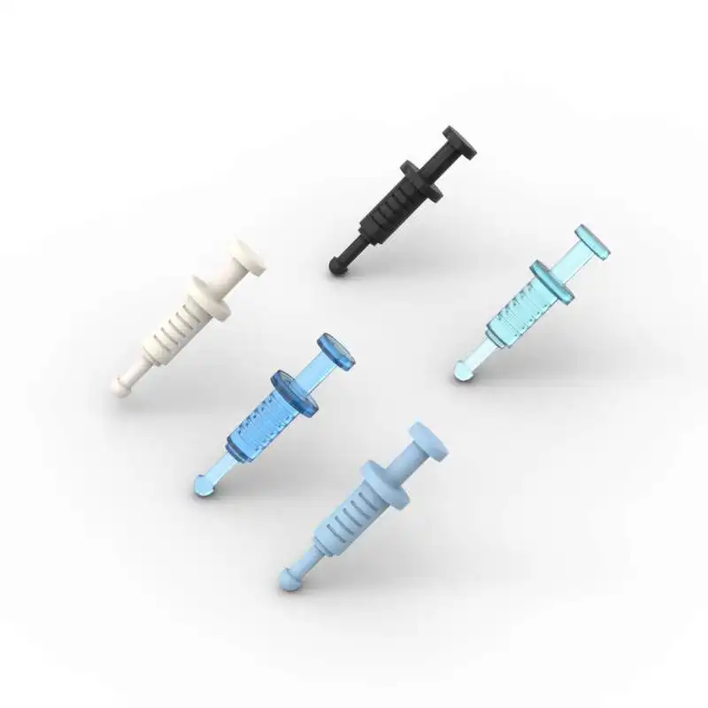 MOC, 10 шт., военное медицинское оборудование, 87989 шприц, набор строительных блоков, детали, кирпичи, частицы, игрушки для детей, подарок на день рождения