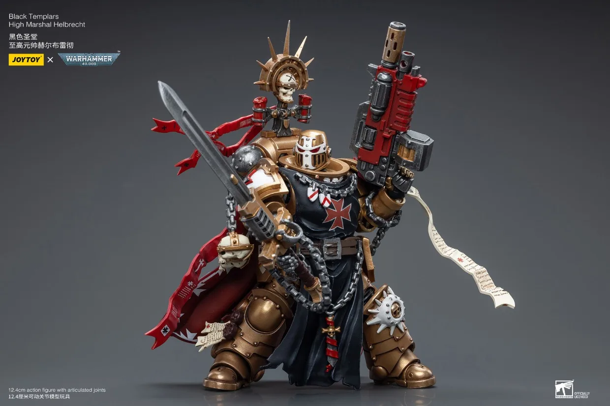 JOYTOY Warhammer 118 экшн-фигурка черные тамплиеры высокий маршал вертлюг модель игрушка подарки для мальчика 3,75 дюйма (art.: 3920cd11f8436) - 3920cd11f8436