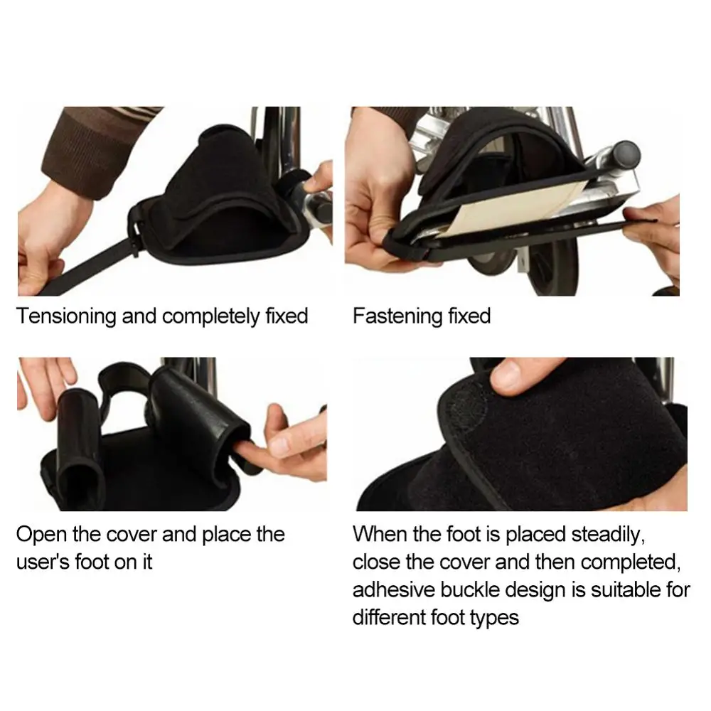 1 шт. безопасные подставки для ног инвалидной коляски фиксированный ремень