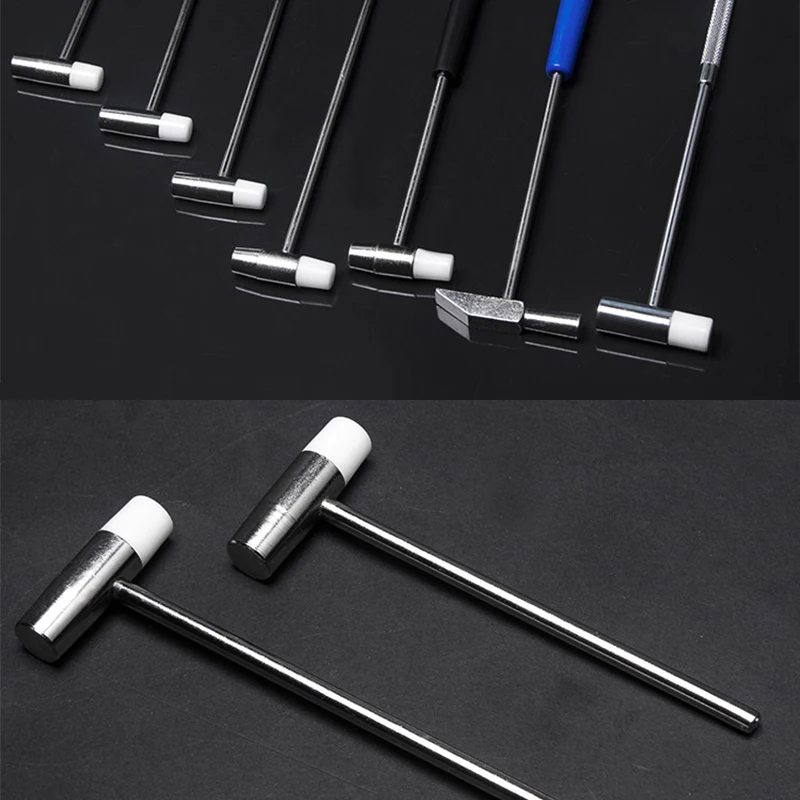 Молоток для часов металлический мягкий и твердый двухцелевой молоток с