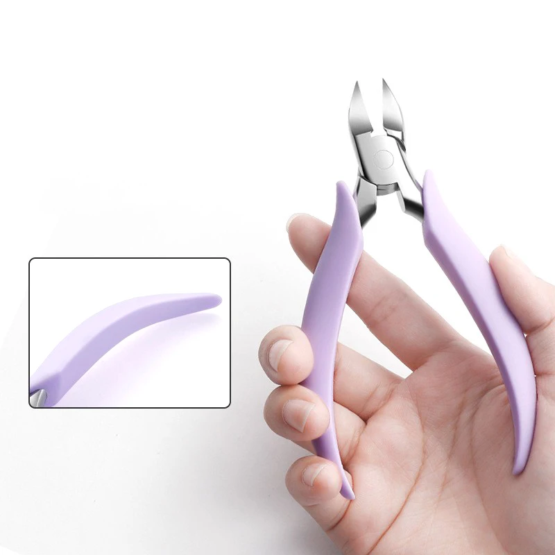 

1Pcs Stainless steel Nail Clippers Cuticle Dead Skin Pliers Toe Nails Scissors Eagle Mouth Design Trimmer