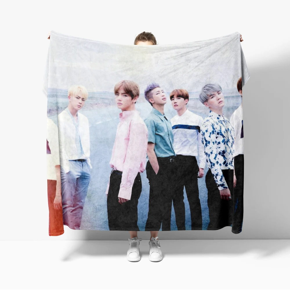

Kpop-BTS Фланелевое одеяло