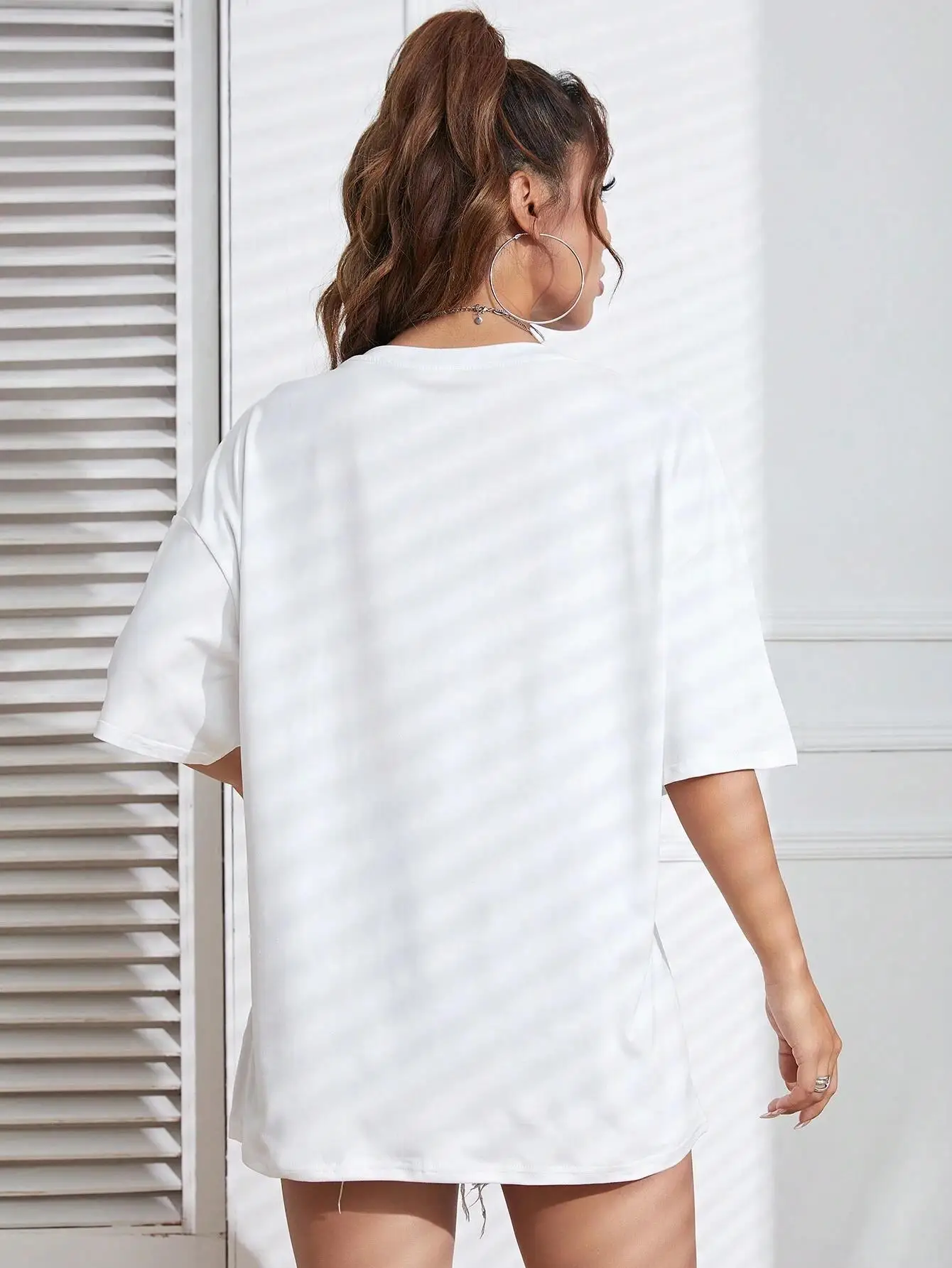 Женская футбольная футболка с повседневной хлопковой футболкой в стиле хип-хоп