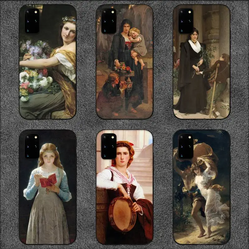 Pierre Auguste Cot Art Phone Case For Samsung Galaxy S10 S20
