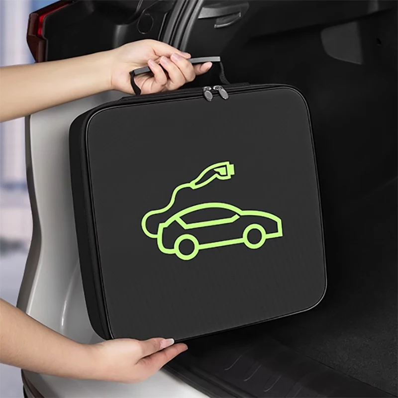 Для Toyota BZ4X EA10 2022 2023 2024 сумка для хранения автомобильного зарядного кабеля