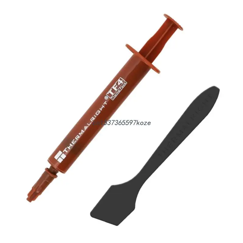 

Термопаста P82A TF4 1,5 г, термопроводящая паста 9,5 вт/м-к, силиконовая смазка для охладителя с зеркальным IC-процессором