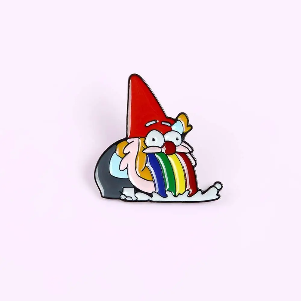 

Cartoon Badge Pin Jewelry Accessories Funny Rainbow Lapel Pin Brooches Pin Lapel Brooch Enamel Pin Dwarf Brooches