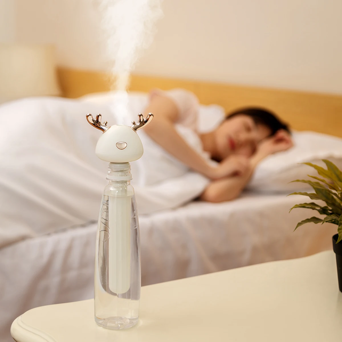 USB нано спрей креативный рога увлажнитель воды бутылка ультразвуковой воздуха