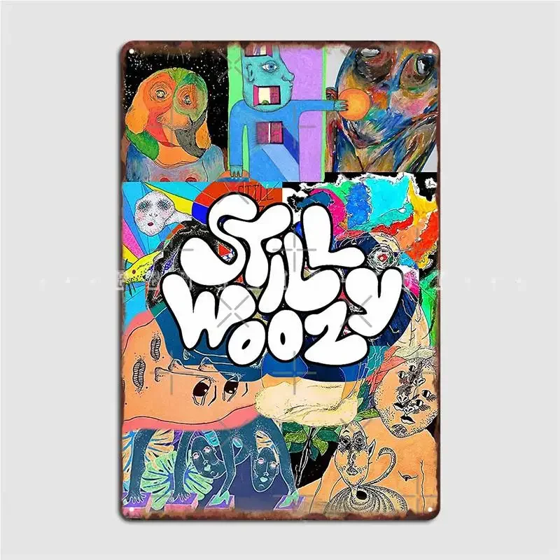 Фото Постер Still Woozy, металлическая табличка, кинотеатр, гараж, паб, гараж, классические таблички, жестяная вывеска, плакат №1