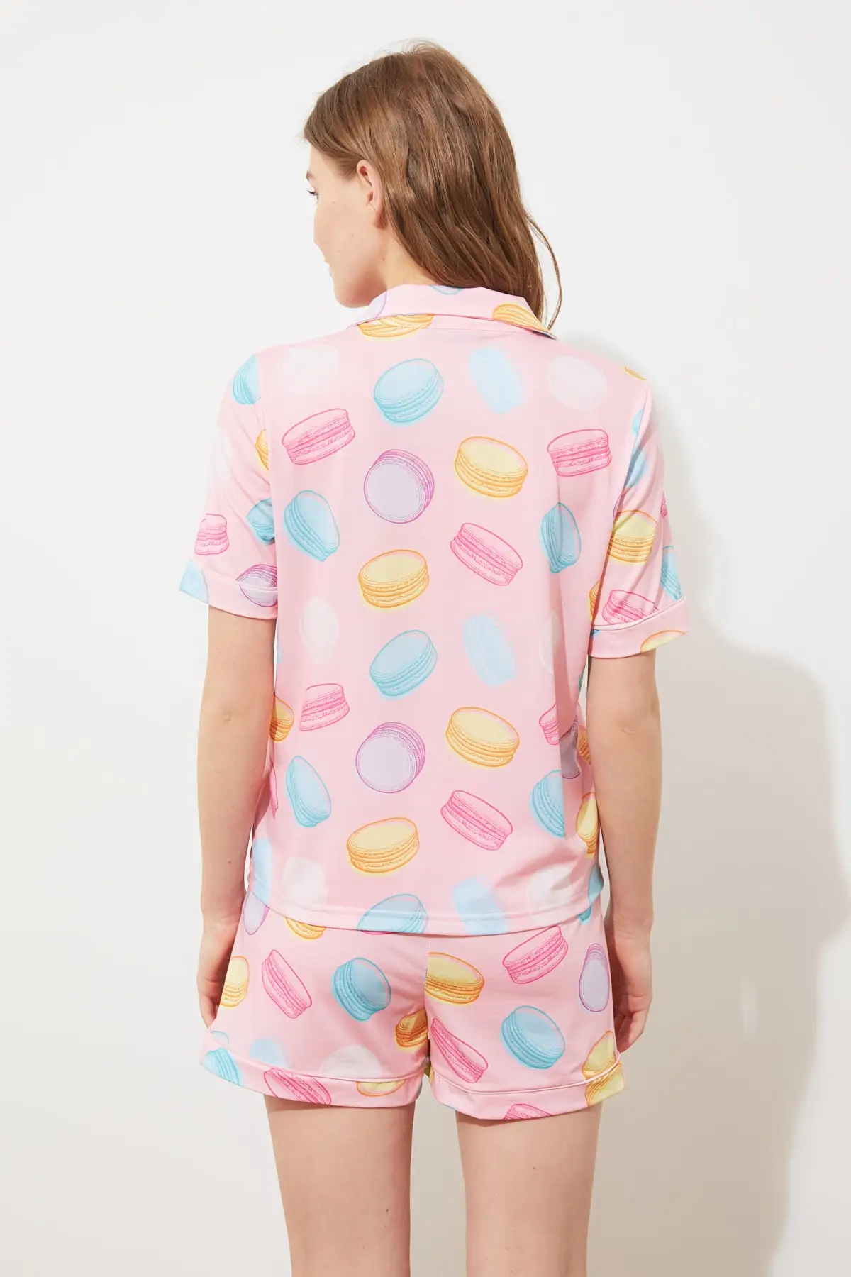 

Trendyol Macarons Pattern Knitted Pajamas Set THMSS21PT0547