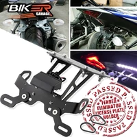 motorcycle license plate holder for yamaha yzf r3 yzf r25 mt 25 mt03 2015 2022 accessories support tail tidy fender eliminator
