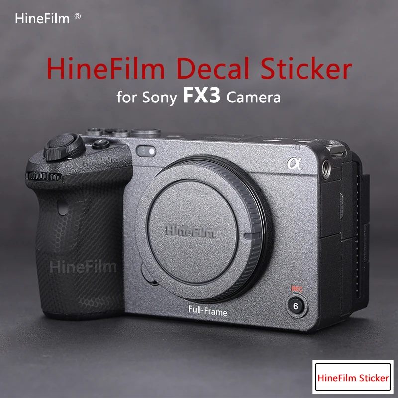 Наклейка Hinefilm для камеры Sony ILME-FX3 наклейка fx3 FX 3 защитная пленка FX3