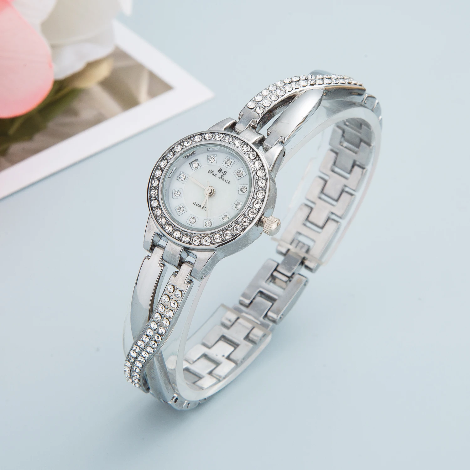 reloj mujer Luxury Brand Designer  Women Watch Diamond Crystal Stainless Steel Watches Fashion Quartz Wristwatches Free Shiping