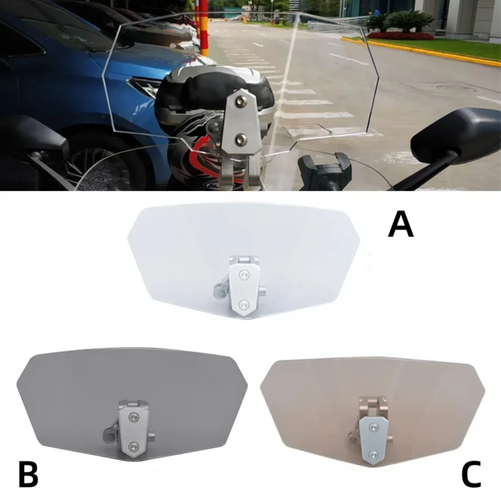 Универсальный мотоциклетный зажим для лобового стекла расширение спойлера - Цена: 2224
