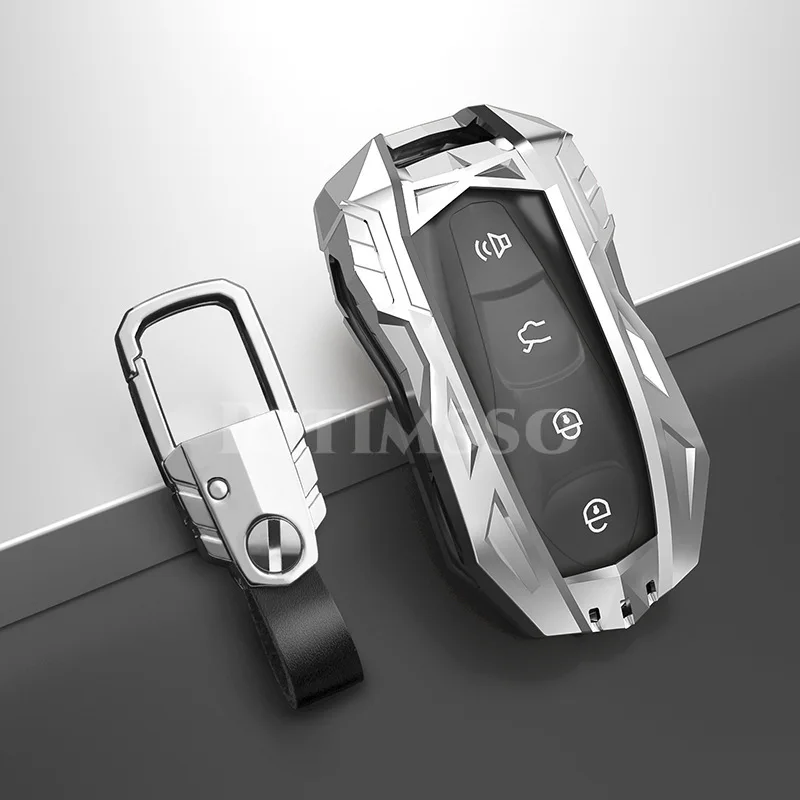 

Чехол для автомобильного ключа с дистанционным управлением из сплава и ТПУ для Geely Azkarra Tugella FY11 2019 2020 Atlas Pro New Emgrand GS X6 SUV EC7