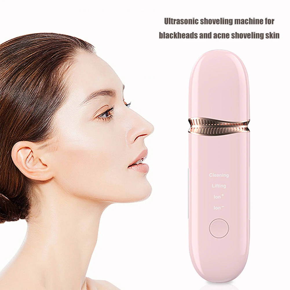 

Ultrasonic Skin Scrubber Blackhead Acne Melanin Remover Shovel Clean Peeling Facial Lifting Cuticle Deep Cleaning