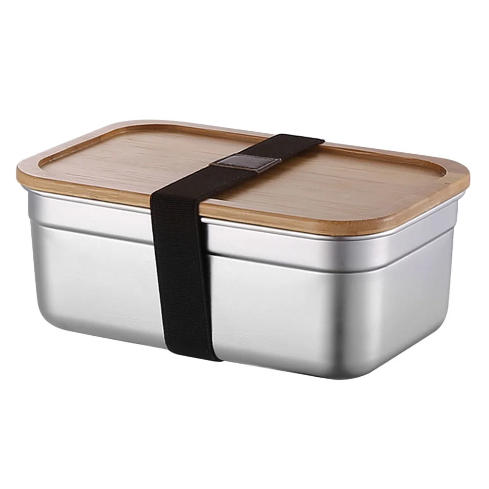 

Box Lunch Bento Containers Container Metal Stainless Steelmeal Prep Boxes Layer Storage Lid Camping Picnicadults Portable Kids