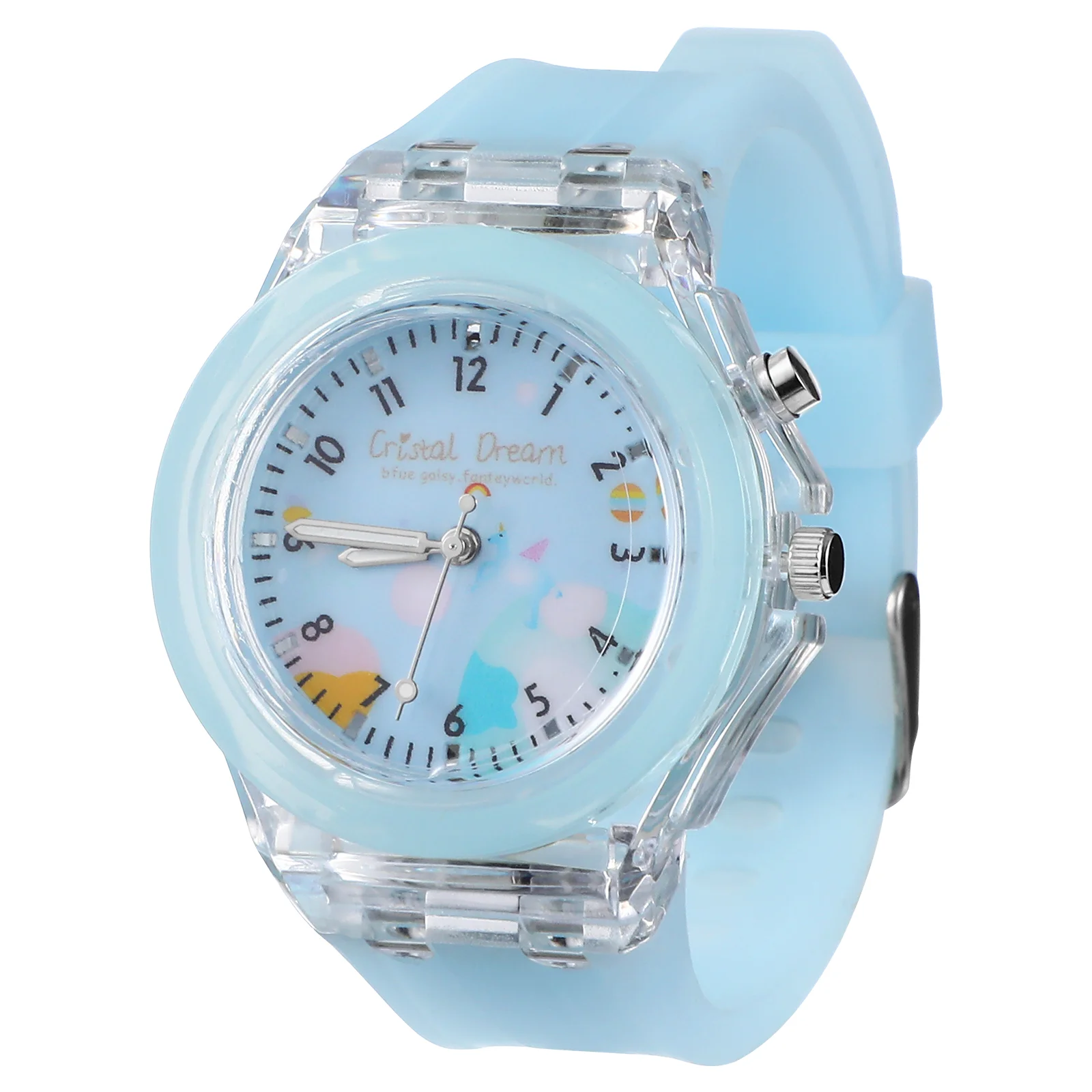 

Kids Watches Noctilucent Wrist Watch Kids Silicone Strap Watch Luminous Decorative Kids Watches