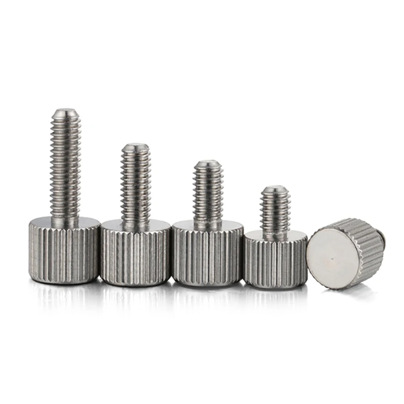 Винты с накатанной головкой цилиндра ручной захват ручка болты из нержавеющей